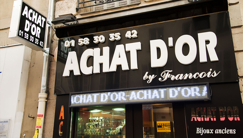 Achat d'or Paris 9 (75009)